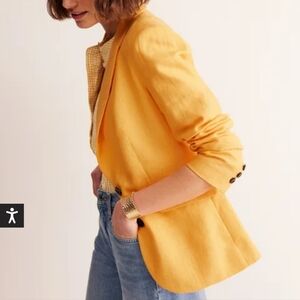 Boden Yellow Blazer